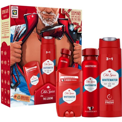 Old Spice whitewater alpinist set