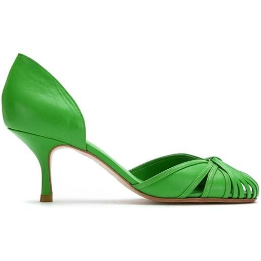 Sarah Chofakian leather pumps - verde