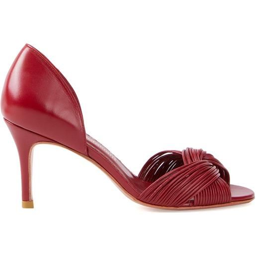Sarah Chofakian open-toe pumps - rosso