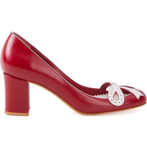 Sarah Chofakian leather pumps - rosso