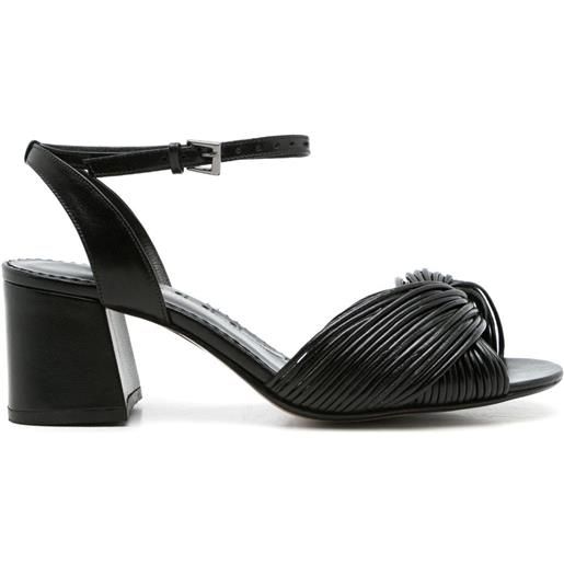 Sarah Chofakian sandali colagem 45mm - nero