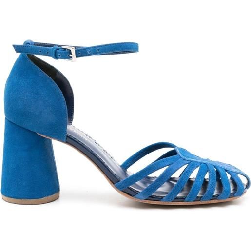 Sarah Chofakian sandali hilda 80mm - blu