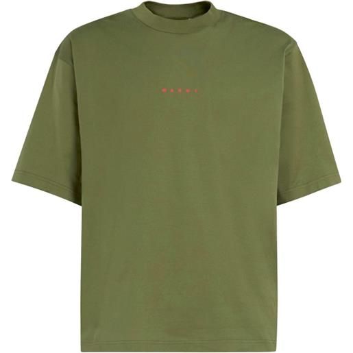 Marni t-shirt con stampa - verde