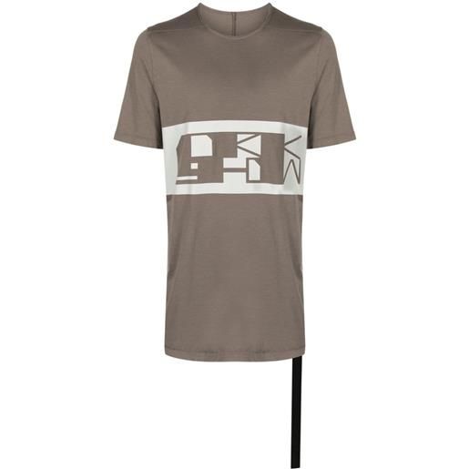 Rick Owens DRKSHDW t-shirt pentagram levet - grigio