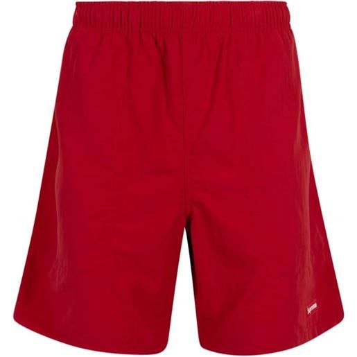 Supreme shorts water box con logo - rosso