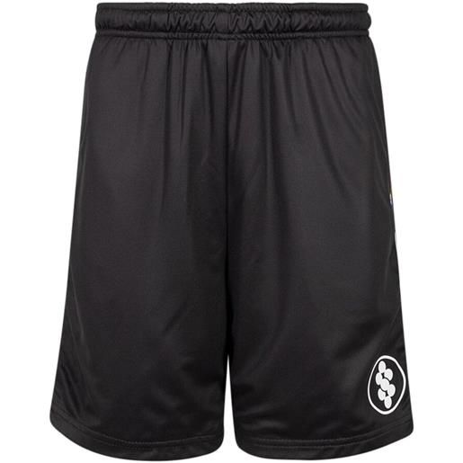 Supreme shorts feedback soccer con stampa - nero