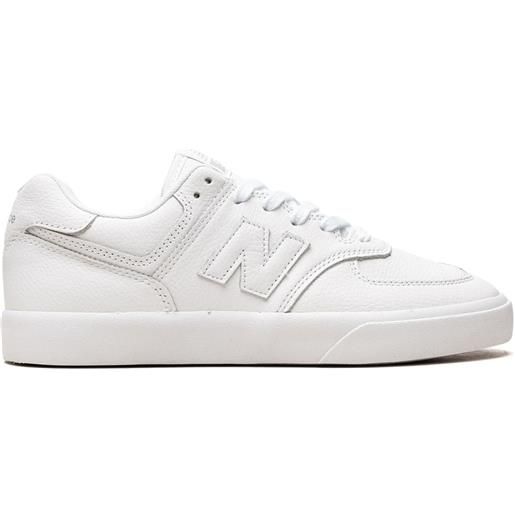 New Balance sneakers 574 triple white - bianco