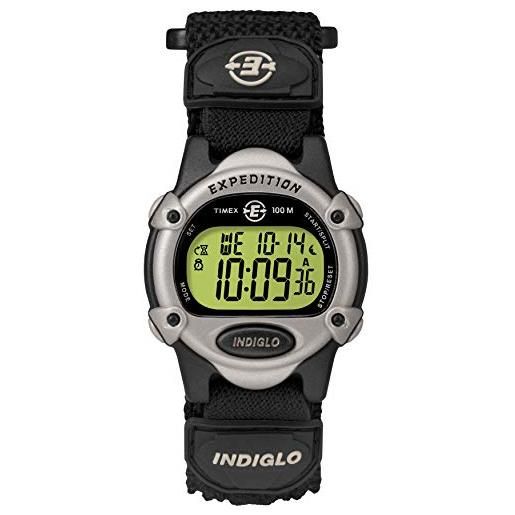Timex expedition t47852, orologio digitale unisex expedition, cinturino nero con cinturino a chiusura rapida