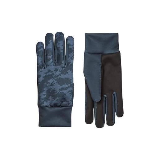 SEALSKINZ ryston, guanti in nano-pile idrorepellente per il freddo invernale, stampa skinz, blu navy, l