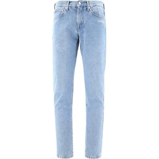 Off-white jeans in cotone e denim