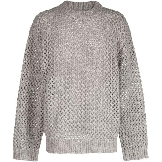 Holzweiler maglione traforato - grigio