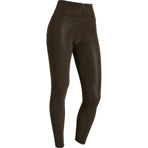 Freddy pantaloni push up wr. Up® effetto pelle lucida vita alta