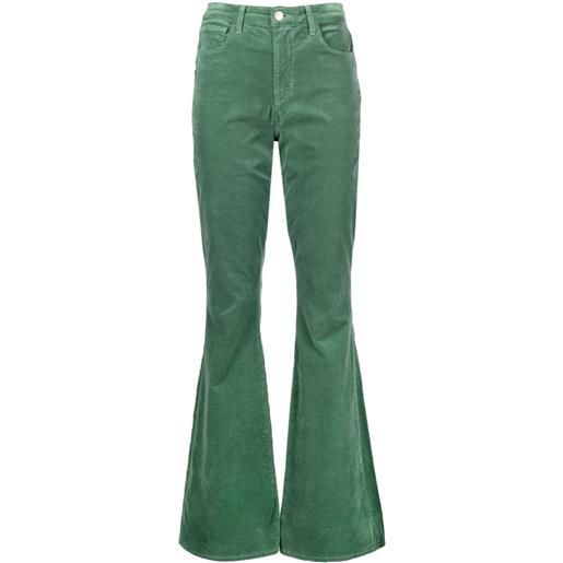 L'Agence jeans selma svasati - verde