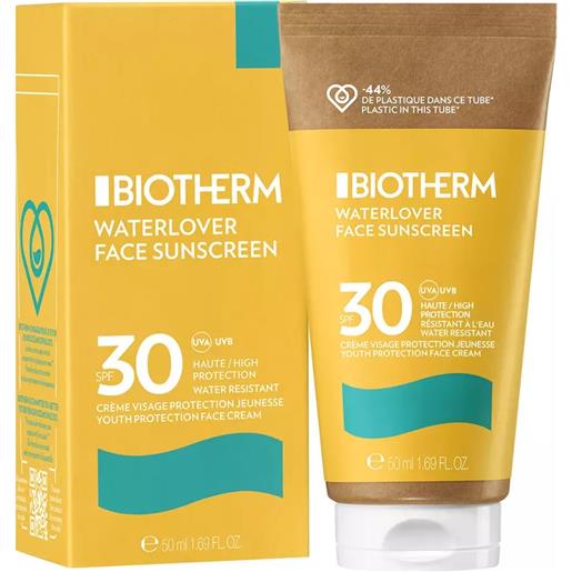 Biotherm crema viso solare spf 30 waterlover (face sunscreen) 50 ml