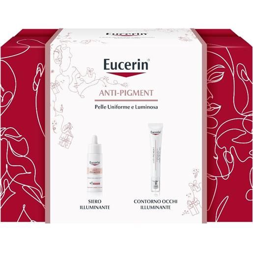 Eucerin cofanetto anti-pigment siero illuminante + contorno occhi illuminante