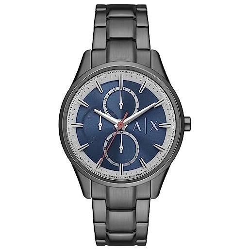 Armani Exchange orologio da uomo al quarzo/multi movimento 42 mm con cinturino in acciaio inossidabile ax1871