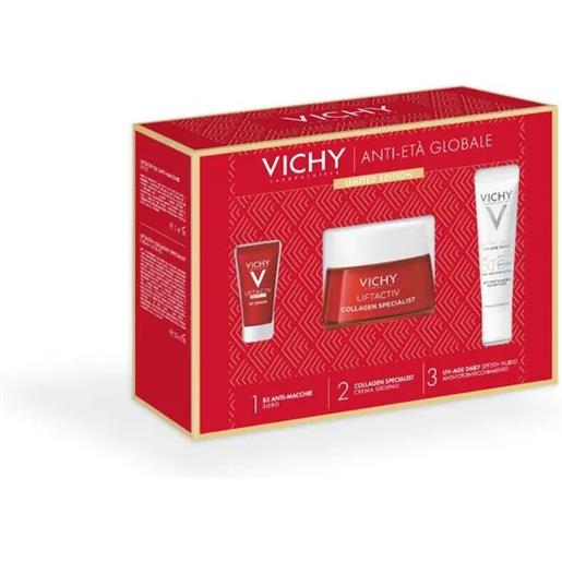 Vichy cofanetto liftactiv b3 anti-macchie siero 5ml+crema giorno 50ml +uv-age daily spf50+ 15ml