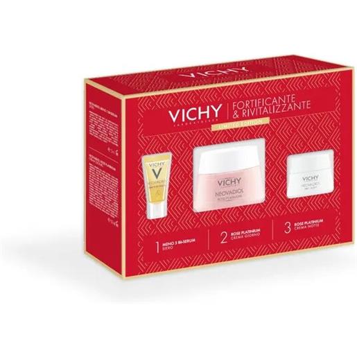 Vichy cofanetto fortificante & rivitalizzante neovadiol meno 5 bi-serum 5ml + crema giorno 50ml + cr