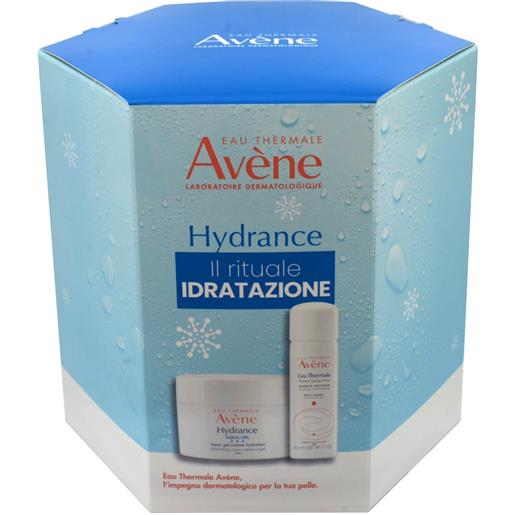 Avene cofanetto hydrance aqua gel 50ml + acqua termale spray 50ml