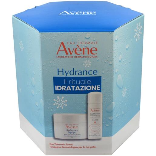Avene cofanetto hydrance aqua gel 50ml + acqua termale spray 50ml Avene