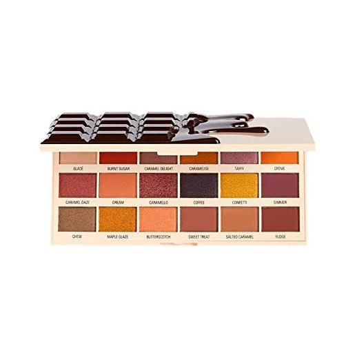 Makeup Revolution i heart revolution chocolate eyeshadow palette (18) caramel nudes