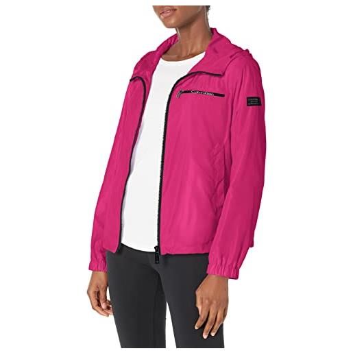 Calvin Klein cw204191-fkb-medio giacca a vento, rosa cactus, m donna