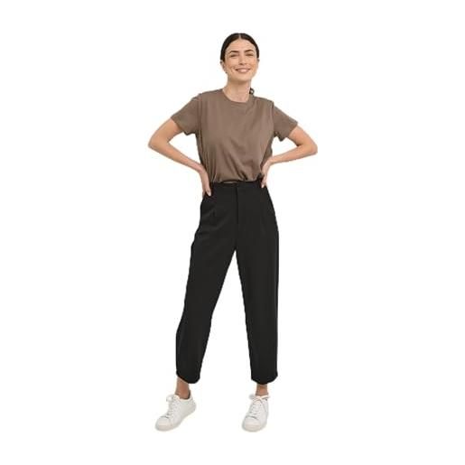 KAFFE kamerle pantaloni suiting casual, grigio piuma, 40 donna