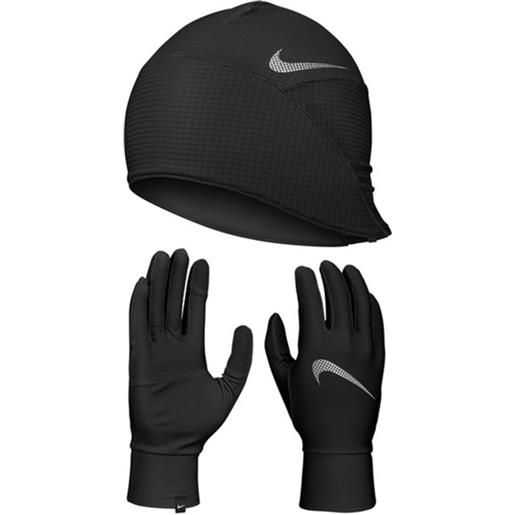 Nike dri-fit lightweight fleece hat and glove set uomo