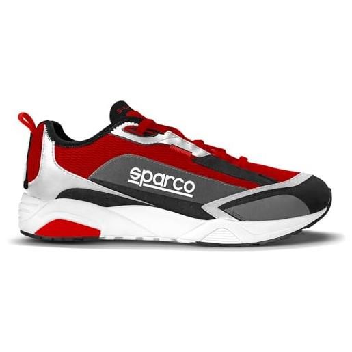 Sparco 00129241nrrs, scarpe da jogging unisex-adulto, multicolore, 41 eu