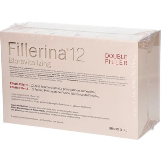 LABO fillerina 12 double filler biorevitalizing grado 3 bio + prefillerina 30 + 30 ml + 1 50 ml