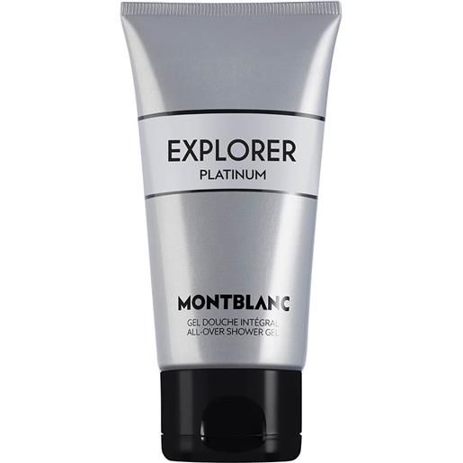 Montblanc explorer platinum shower gel