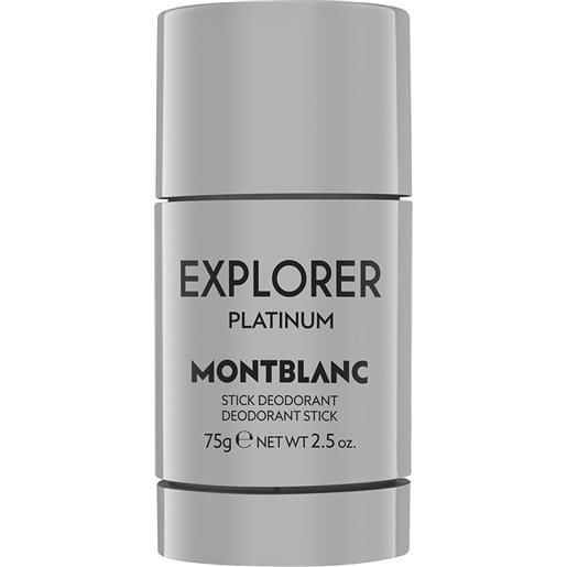Montblanc explorer platinum deodorante stick