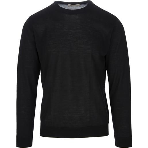 WOOL & CO | maglione lana merino nero