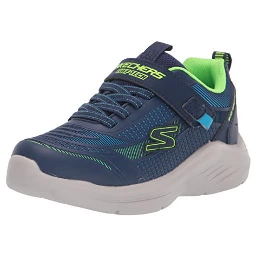 Skechers hyper-blitz - hydro-tronix, scarpe da ginnastica bambini e ragazzi, navy blue synthetic trim, 27.5 eu