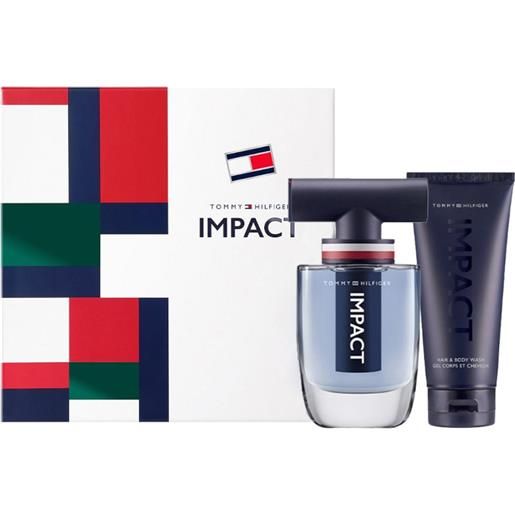 Tommy Hilfiger impact confezione 100 ml eau de toilette + 100 ml hair & body wash