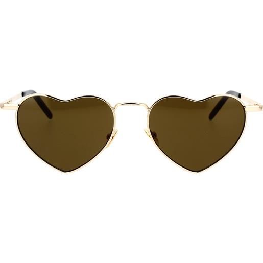 Yves Saint Laurent occhiali da sole a cuore saint laurent sl 301 lou. Lou 015