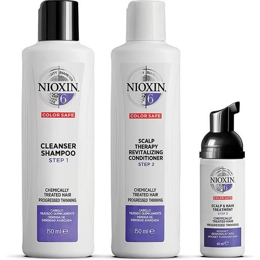NIOXIN kit trifasico sistema 6 capelli trattati chimicamente e assottigliati