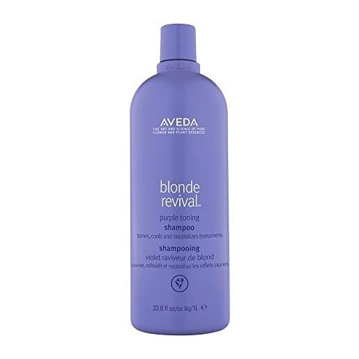 Aveda blonde revival purple toning shampoo, 1000 ml