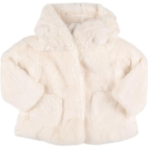 MONNALISA cappotto in pelliccia sintetica