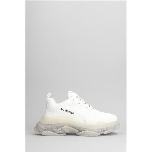 Balenciaga sneakers triple s in poliestere bianca