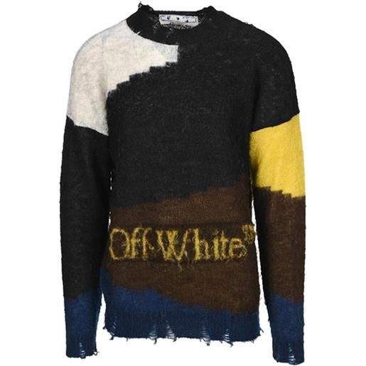 Off-white maglione di lana