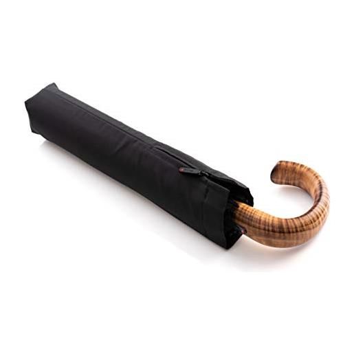 Knirps ombrello tascabile in Knirps s. 570 grande automatico nero - automatico - a prova di tempesta - impugnatura tonda a gancio - nero