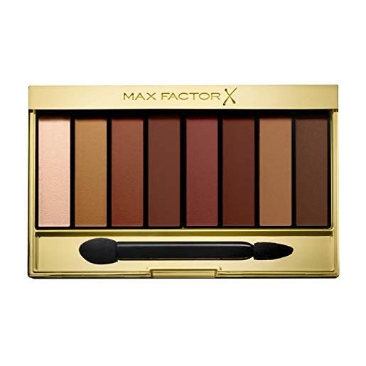 Max Factor nude eyeshadow palette, 8 ombretti modulabili a lunga durata, 07 matte sunset