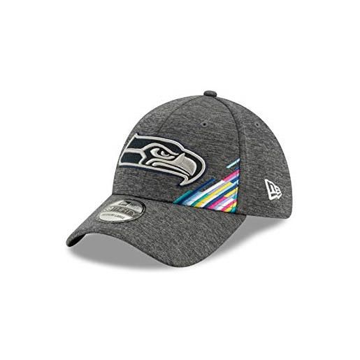 New Era seattle seahawks 39thirty stretch cap nfl 2019 on field crucial catch graphite - m - l