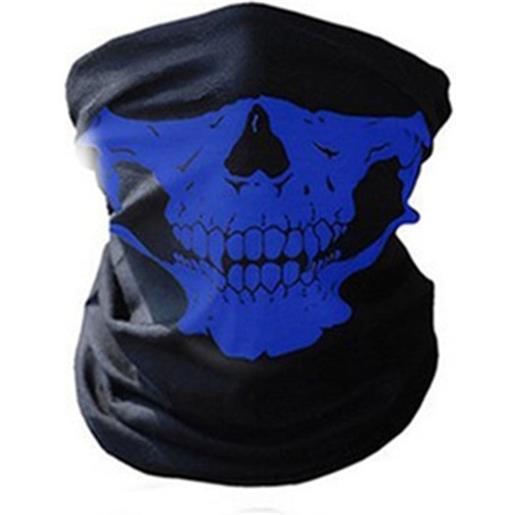 Snowboardmania scaldacollo skull nero-blu