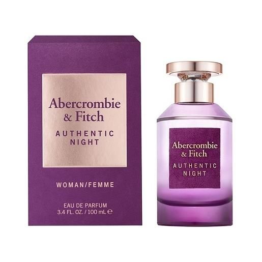 Abercrombie & Fitch authentic night woman eau de parfum do donna 100 ml