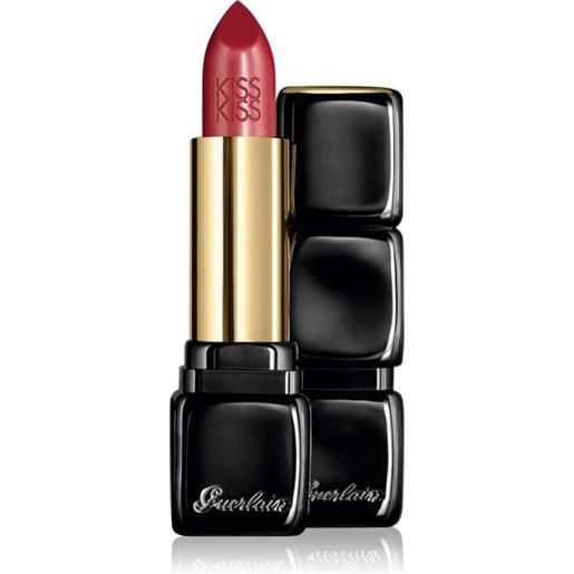 Guerlain kiss. Kiss shaping cream lip colour rossetto 3,5 g 320 red insolence