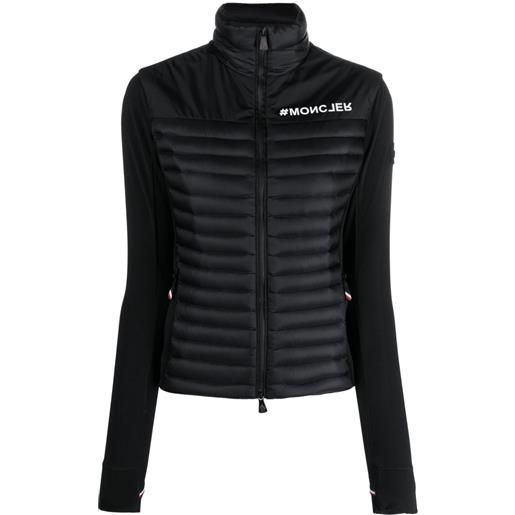 Moncler Grenoble giacca imbottita con zip - nero