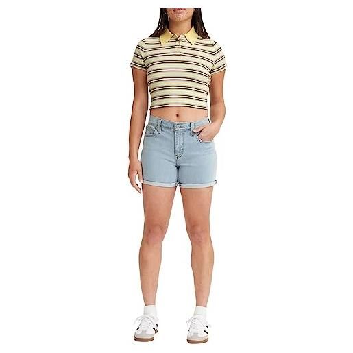 Levi's mid length pantaloncini, lapis outsider shorts, 23 donna