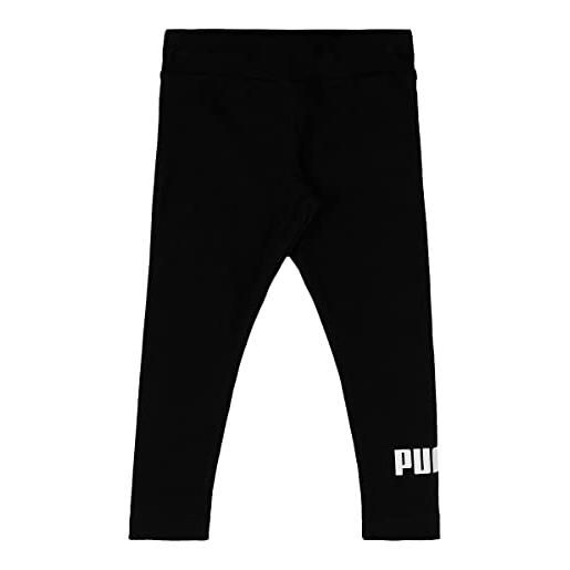 PUMA pumhb|#puma ess logo leggings g leggins, bambina, puma black, 116